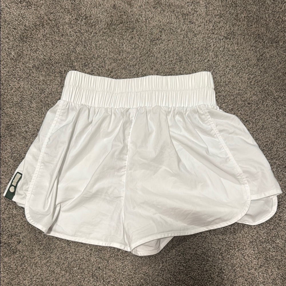 White Daily Drills Shorts